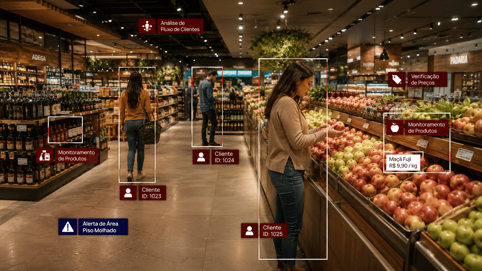 Monitoramento por visão computacional em ambiente de varejo